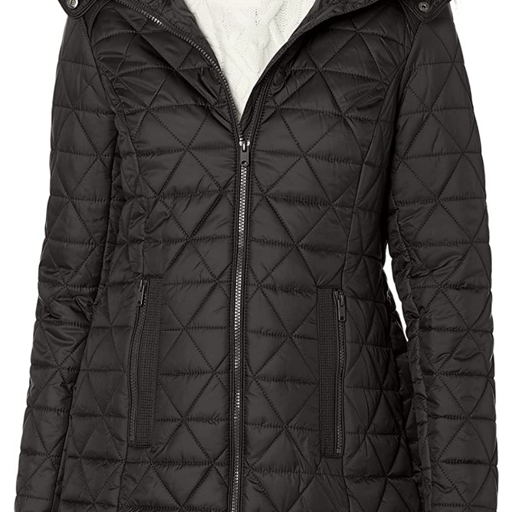 Marc New York Fur Hooded Puffer Winter Jacket - Picture 1 of 7
